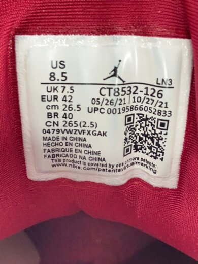 商品画像：AIR JORDAN 3 RETRO_エア ジョーダン 3 レトロ/26.5cm/WHT 5