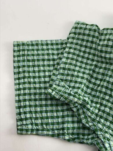 商品画像：半袖シャツ/M/コットン/GRN/チェック 5