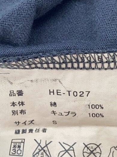商品画像：長袖Tシャツ/S/コットン/BLK/ボーダー/HE-T027// 4