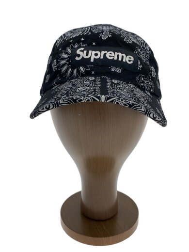 商品画像：キャップ/--/コットン/BLK/総柄/メンズ 1