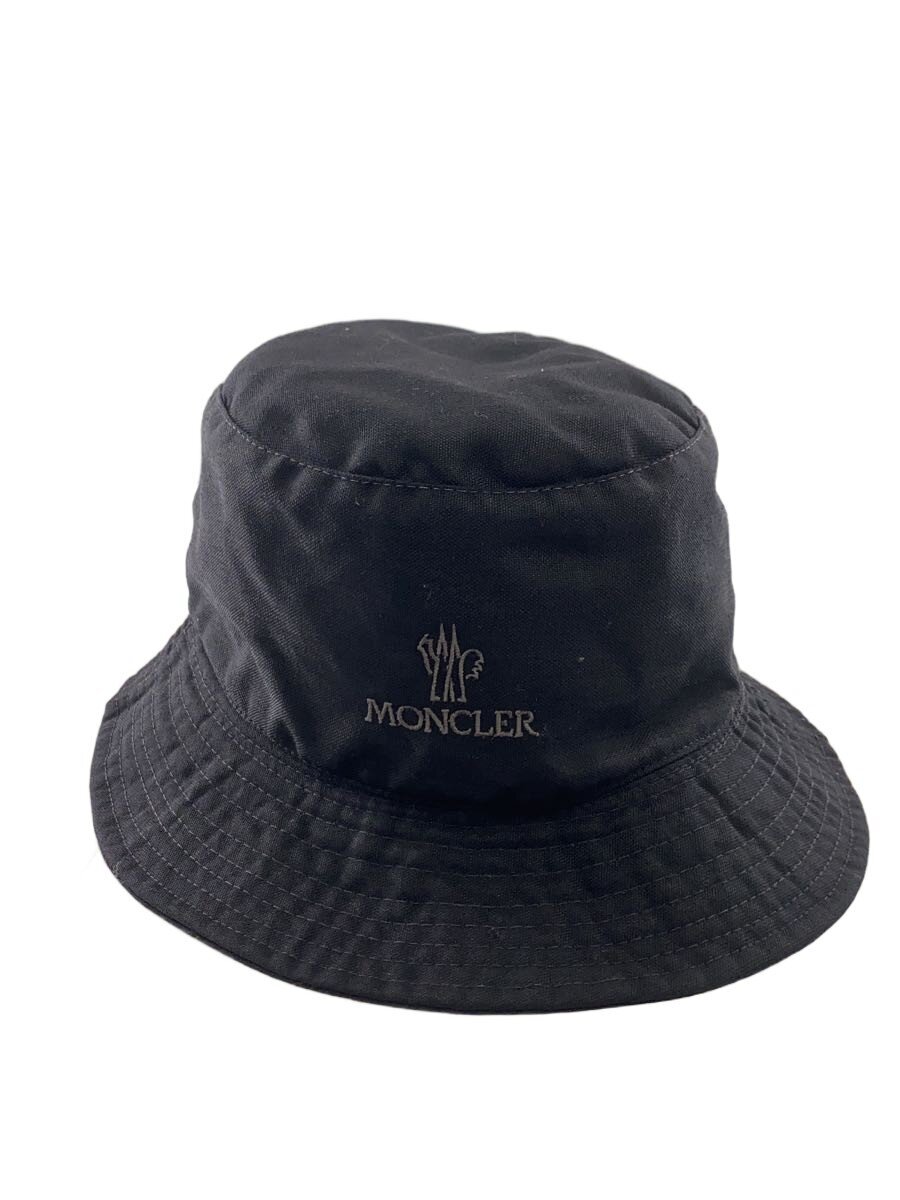MONCLER / バケットハット/L/コットン/BLK/レディース
