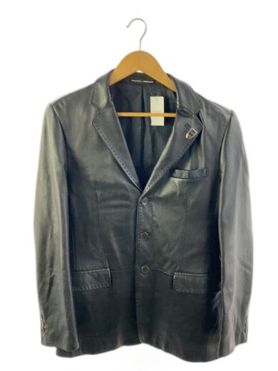 商品画像：テーラードジャケット/48/羊革/BLK/499994 1