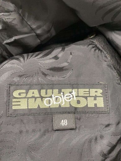 商品画像：テーラードジャケット/48/羊革/BLK/499994 4