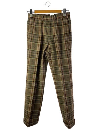 画像：POLO RALPH LAURENスラックスパンツ/78/ウール/BRW/チェック/BMJ-PRRL-GA00101