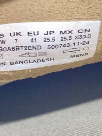 商品画像：シューズ/25.5cm/CRM/スウェード/500743-11-24 5