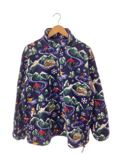 画像：L.L.Beanフリースジャケット/--/--/NVY1