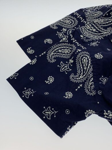 商品画像：半袖シャツ/--/コットン/NVY/ペーズリー 5