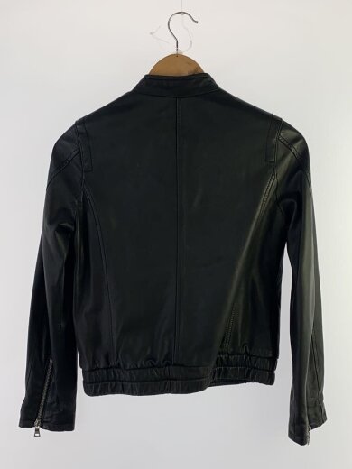 商品画像：シングルライダースジャケット/S/羊革/BLK/1625-699-05721 2