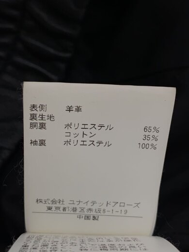 商品画像：シングルライダースジャケット/S/羊革/BLK/1625-699-05721 4