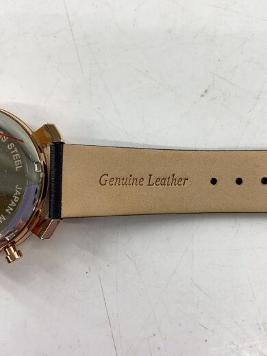 商品画像：クォーツ腕時計/アナログ/レザー/NVY/BLK/SM-19104-2 6