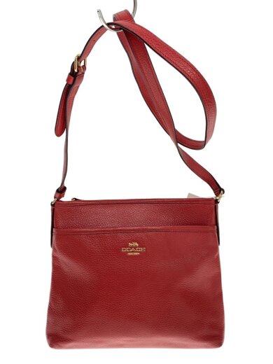 商品画像：ショルダーバッグ/レザー/RED/F28035 1