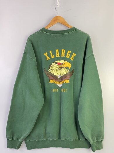 商品画像：22SS/EAGLE LOGO PIGMENT CREWNECK SWEAT/スウェット/XL/コットン/GRN 2