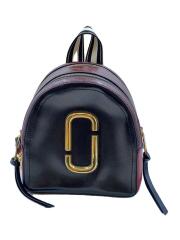 PACK SHOT/リュック/レザー/BLK/M0013992