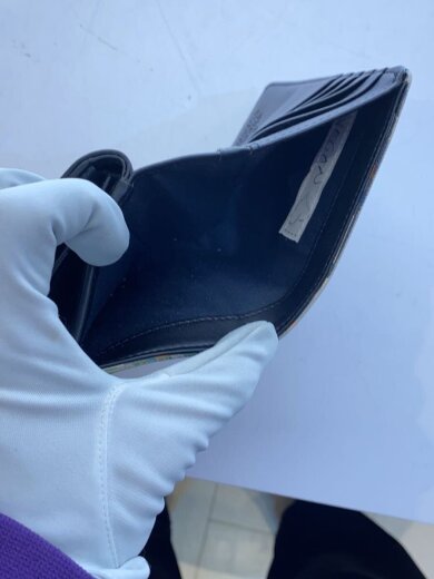 商品画像：2つ折り財布/レザー/マルチカラー/チェック/レディース 6