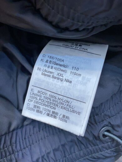 商品画像：ダウンジャケット/XXL/ナイロン/BLK/無地/FB7332-010 4