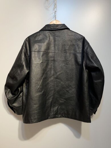 商品画像：レザージャケット・ブルゾン/FREE/レザー/BLK/無地/010GA630-6320 2
