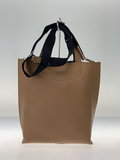 商品画像：ショルダーバッグ/レザー/BEG/無地/2way 3