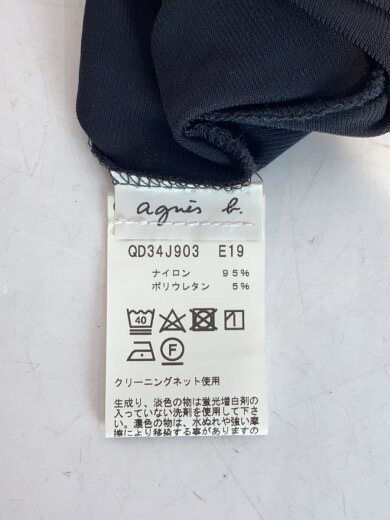 商品画像：半袖ワンピース/1/ナイロン/BLK/無地/QD34J903 5