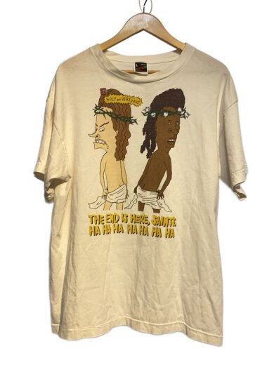 商品画像：Tシャツ/L/コットン/WHT/プリント/SM-A23-0000-C22// 1