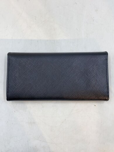 商品画像：長財布/レザー/BLK/無地/レディース 2