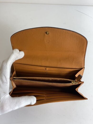 商品画像：長財布/レザー/RED/総柄/レディース 5