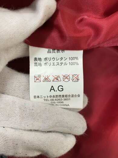 商品画像：A.G/シングルライダースジャケット/--/ポリエステル/BLK 4