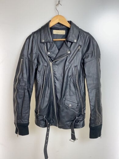 商品画像：influence link/ダブルライダースジャケット/L/牛革/BLK 1