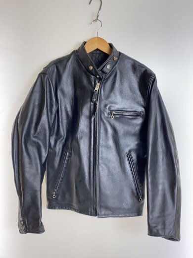 商品画像：レザージャケット・ブルゾン/38/レザー/BLK 1