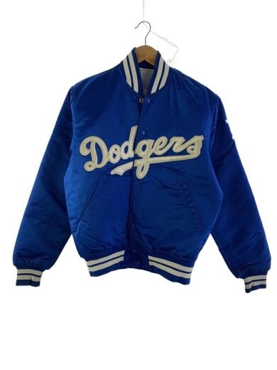 商品画像：スタジャン/M/ナイロン/BLU/90s/USA製/ドジャーズ 1