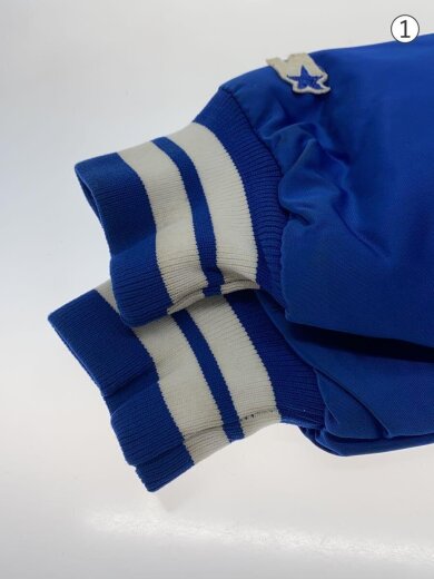 商品画像：スタジャン/M/ナイロン/BLU/90s/USA製/ドジャーズ 5