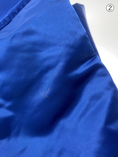 商品画像：スタジャン/M/ナイロン/BLU/90s/USA製/ドジャーズ 6