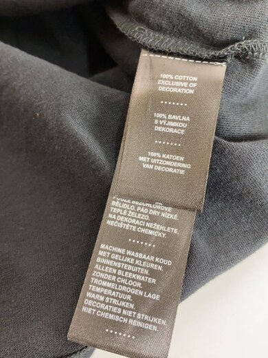 商品画像：ヘンリーネックカットソー/L/コットン/BLK 4