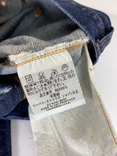 商品画像：00年/バレンシア/USA製/ボタン裏555/濃紺/ビッグE/31/コットン/IDG/501XX// 4