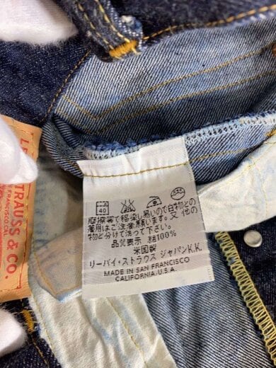 商品画像：97年/バレンシア/USA製/ボタン裏555/濃紺/ビッグE/32/コットン/IDG/501XX// 4