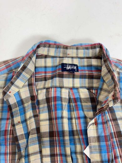 商品画像：半袖シャツ/L/コットン/マルチカラー/チェック 6