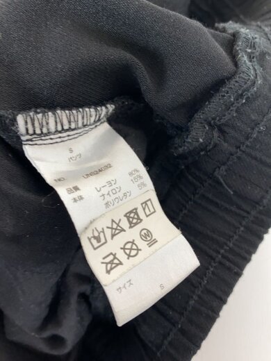 商品画像：ストレートパンツ/S/レーヨン/BLK/UNS24032 4