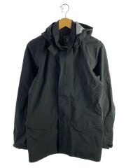 ナイロンジャケット/S/ナイロン/BLK/無地/603608