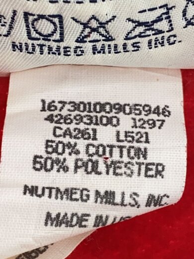 商品画像：80s-90s/USA製/スウェット/XL/コットン/RED 5