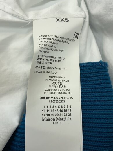 商品画像：シャツワンピース//XXS/コットン/BLU/無地/S51DL0356// 4