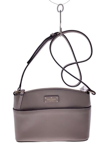 商品画像：ショルダーバッグ/レザー/GRY/無地/WKRU4194 1