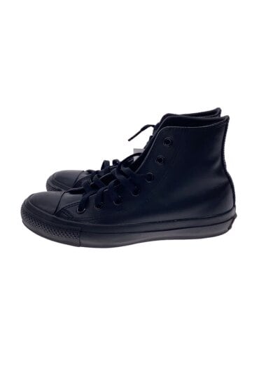 商品画像：ハイカットスニーカー/24cm/BLK/フェイクレザー/1C075 1