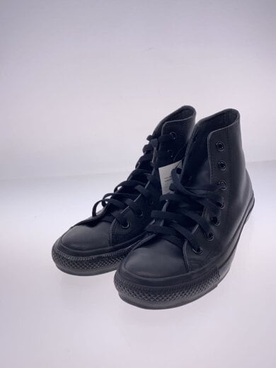 商品画像：ハイカットスニーカー/24cm/BLK/フェイクレザー/1C075 2