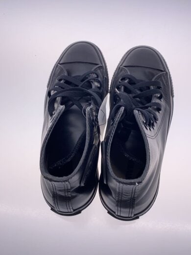 商品画像：ハイカットスニーカー/24cm/BLK/フェイクレザー/1C075 3