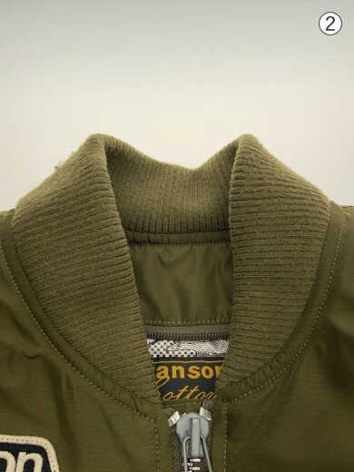 商品画像：ブルゾン/M/ナイロン/KHK/無地 7