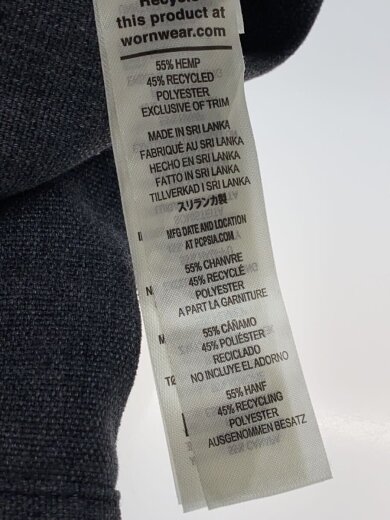 商品画像：長袖シャツ/L/コットン/GRY/無地/53320FA24// 4