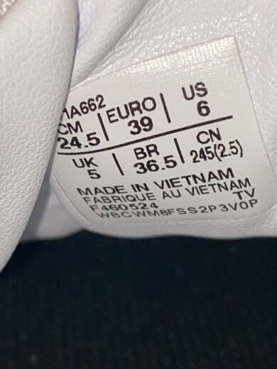 商品画像：ローカットスニーカー/24.5cm/WHT/1201A662 5