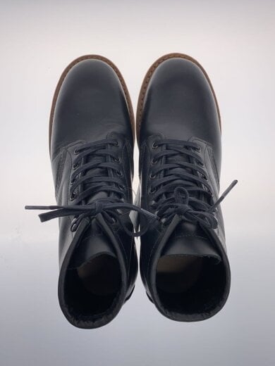 商品画像：レースアップブーツ/25cm/BLK/レザー/9423 3