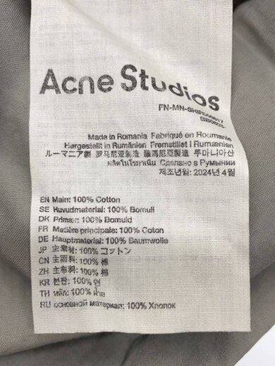 商品画像：長袖シャツ/42/コットン/GRY/右手首ボタン欠品// 5
