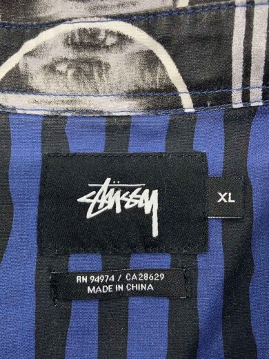 商品画像：長袖シャツ/XL/コットン/BLU/ストライプ// 3