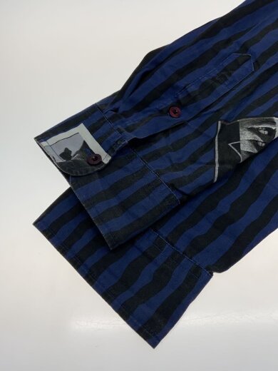 商品画像：長袖シャツ/XL/コットン/BLU/ストライプ// 5